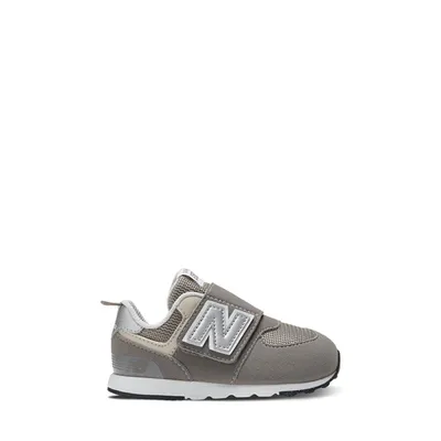 New Balance Toddler's 574 Sneakers Gris, Toddler Rubber