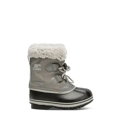 Bottes d'hiver Yoot Pac TP WP grises pour tout-petits, taille Toddler 8 - Sorel | Little Burgundy Shoes