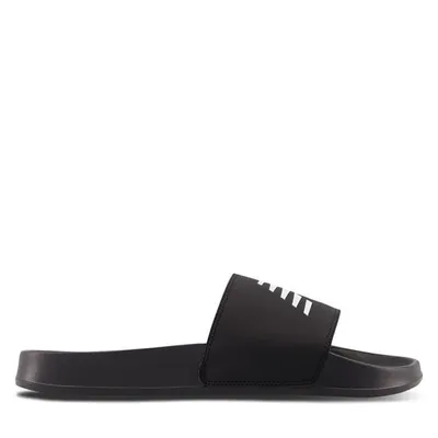Sandales à enfiler 200 noires, taille 4.5/3 - New Balance | Little Burgundy Shoes