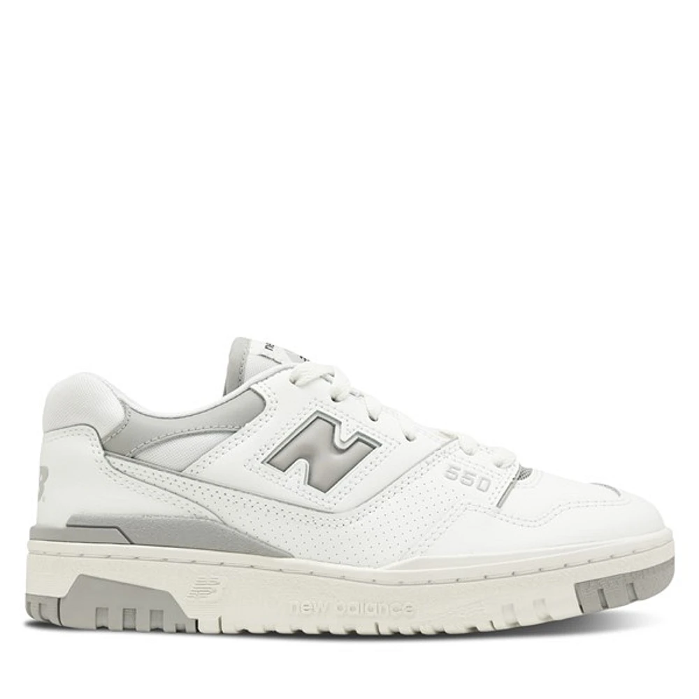 New Balance Women's BB550 Sneakers White/ White Misc