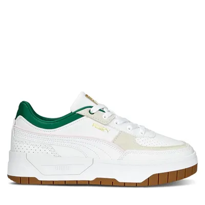 Women's Cali Dream Preppy Platform Sneakers White/Green