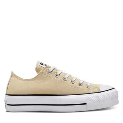 Converse Women's Chuck Taylor Lift Sneakers Oat Brown, Canvas