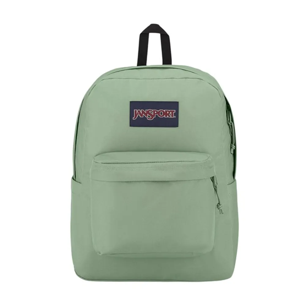 JanSport Superbreak PLUS Backpack in Green, Polyester
