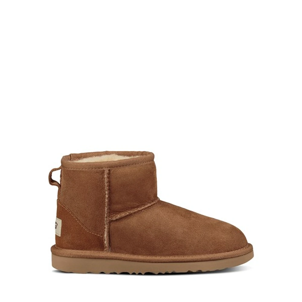 UGG Little Kids' Classic Mini Winter Boots in Beige, Size Largeittle Kid 13