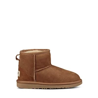 UGG Little Kids' Classic Mini Winter Boots in Beige, Size Largeittle Kid 13