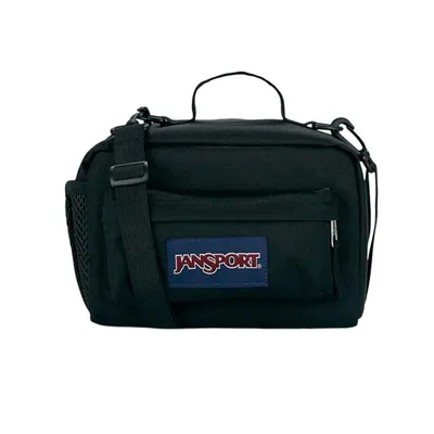 JanSport Carryout Lunch Bag in Black, Polyester