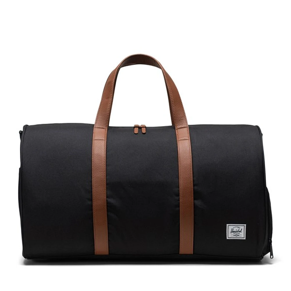 Herschel Supply Co. Novel Duffle Bag in Black/Brown in Black Misc, Vegan Leather