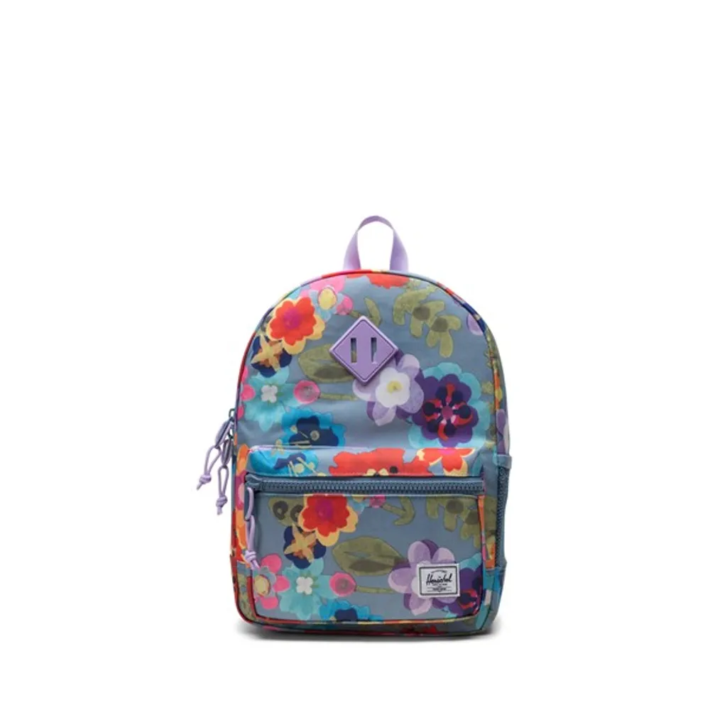 Heritage Kids Backpack in Blue/Red/Orange