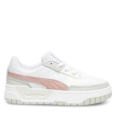 Puma Women's Cali Dream Platform Sneakers White/Gray/Pink, Leather