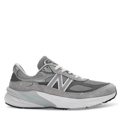 New Balance Men's Made USA 990v6 Sneakers Gris, Suede