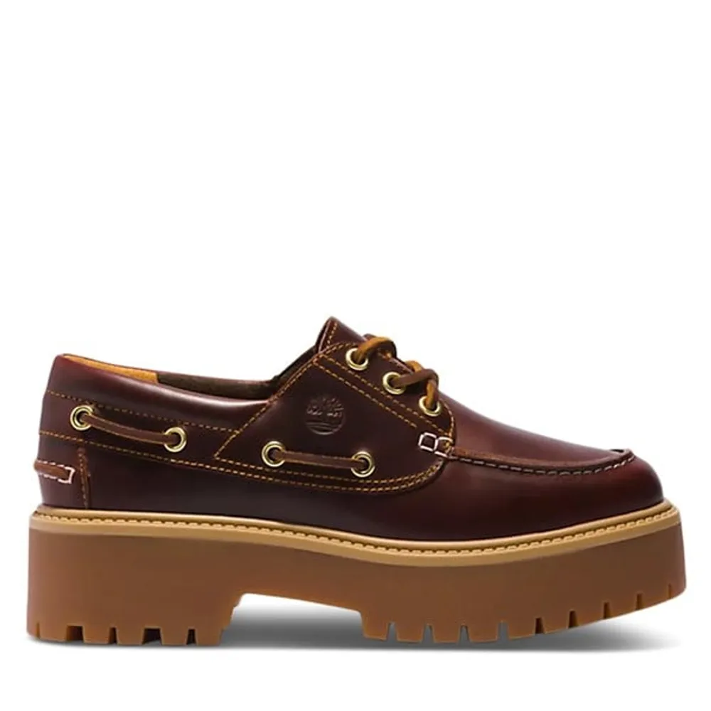 Women's Stone Street Platform Boat Shoes