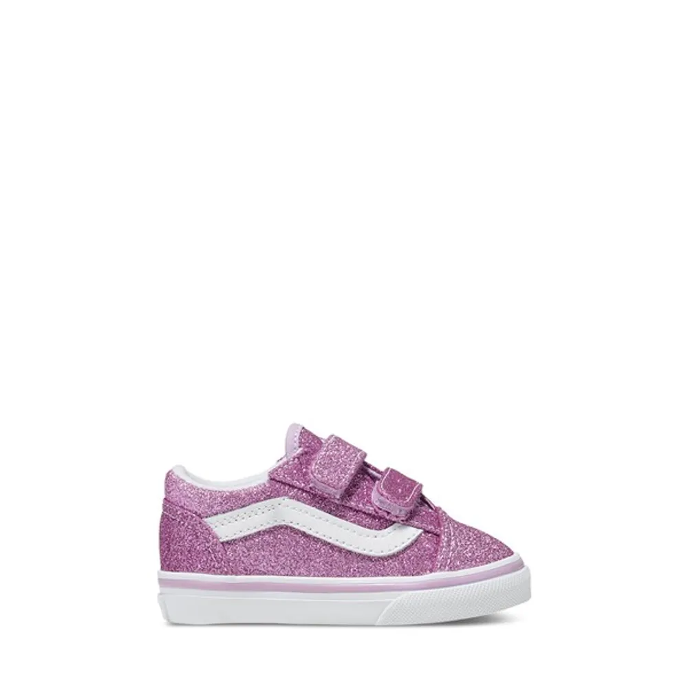 Toddler's Old Skool V Glitter Sneakers Purple