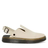 Dr. Martens Carlson Mules Beige, Womens / Mens Leather