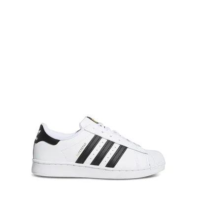 adidas Little Kids' Superstar Sneakers White Black, Largeittle Kid Leather