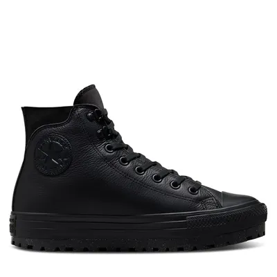 Converse Men's Chuck Taylor City Trek Waterproof Sneaker Boots Black, Leather