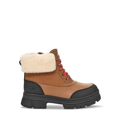 UGG Little Kids' Ashton Addie Winter Waterproof Boots Beige, Largeittle Kid Leather