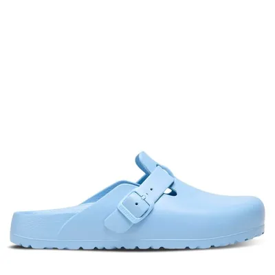 Sabots Boston EVA bleus pour femmes en Bleu Pâle, taille - Birkenstock | Little Burgundy Shoes