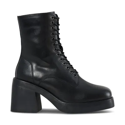 Women's Nora Lace-Up Boots Black