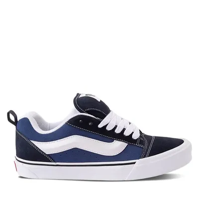 Vans Knu Skool Sneakers Blue/Black Marine, Womens / Mens Suede