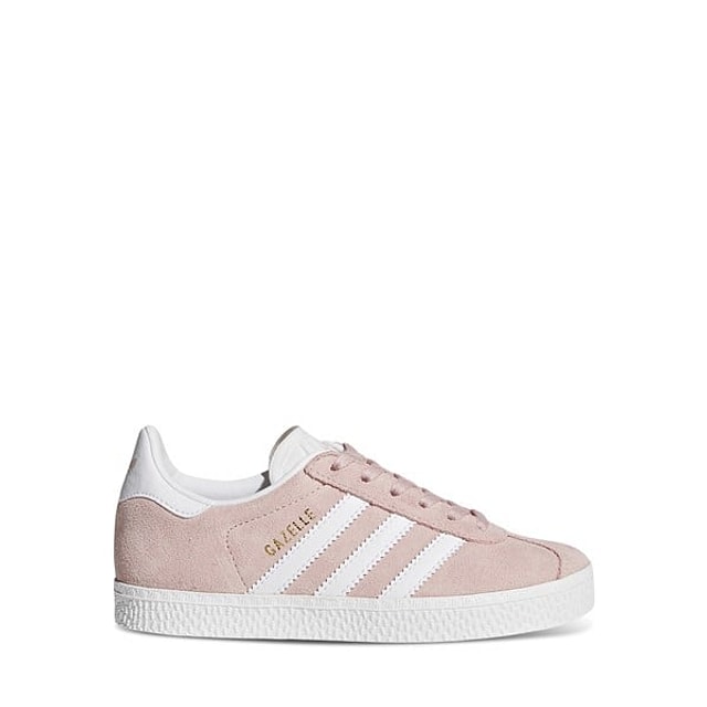 adidas Little Kids Gazelle Sneakers Pink/White Rose, Largeittle Kid Suede