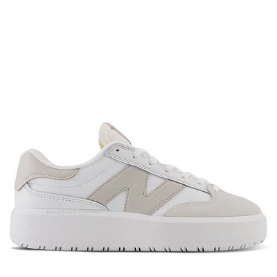 New Balance CT302 Platform Sneakers White/Pink White Misc, Womens / Mens Leather