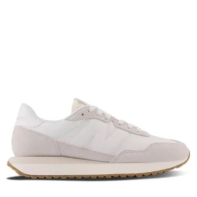 Baskets 237 gris pâle pour femmes en Blanc Divers, taille - New Balance | Little Burgundy Shoes