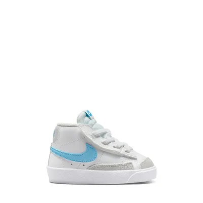 Nike Toddler's Blazer Mid '77 Sneakers White/Blue White Misc, Toddler Leather