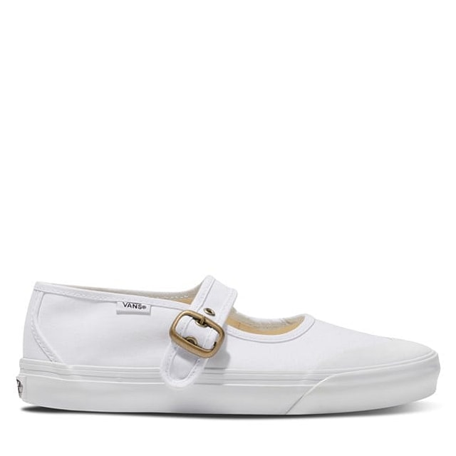 Vans Women's Mary Jane Shoes White, Canvas