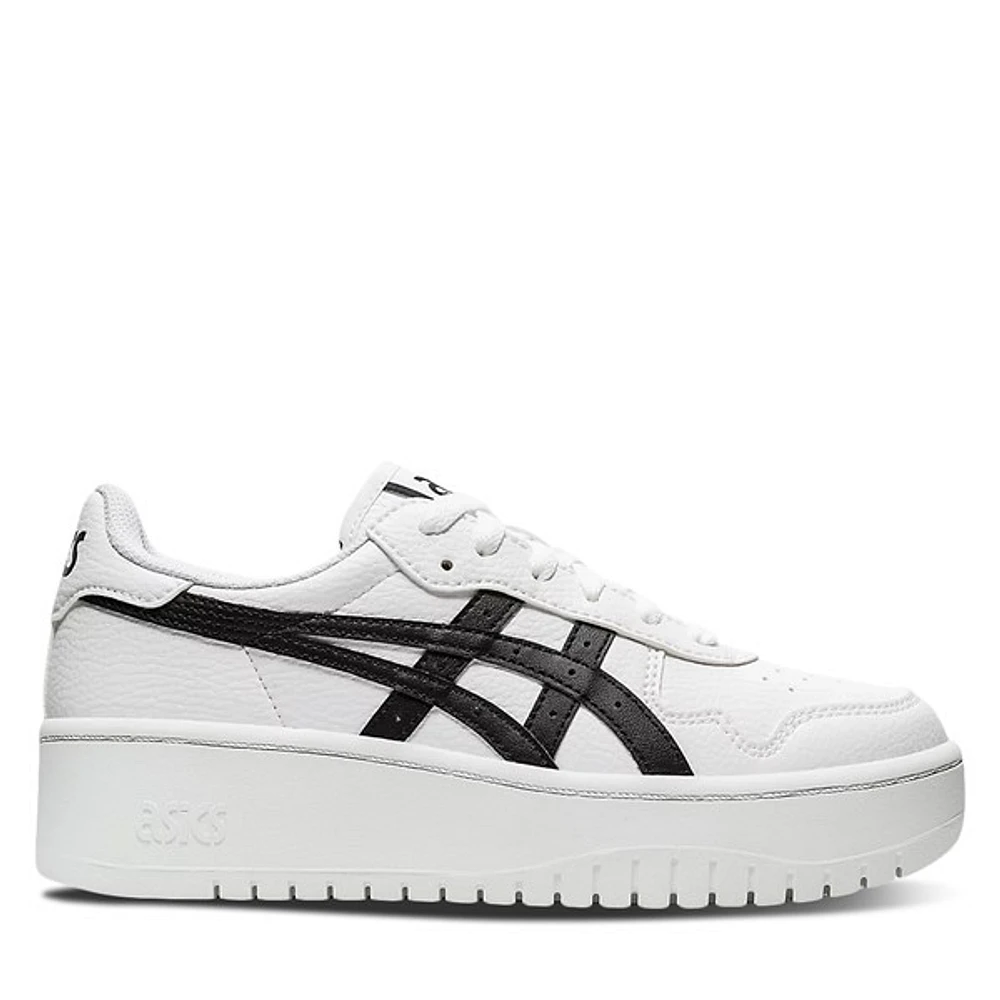 ASICS Women's Japan S PF Sneakers Black White Misc, Leather