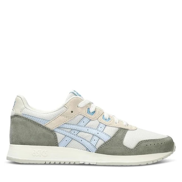 ASICS Women's Lyte Classic Sneakers Cream/Green/Blue, Suede