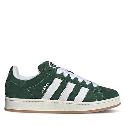 adidas Campus 00s Sneakers Dark Green/White, / Mens Suede