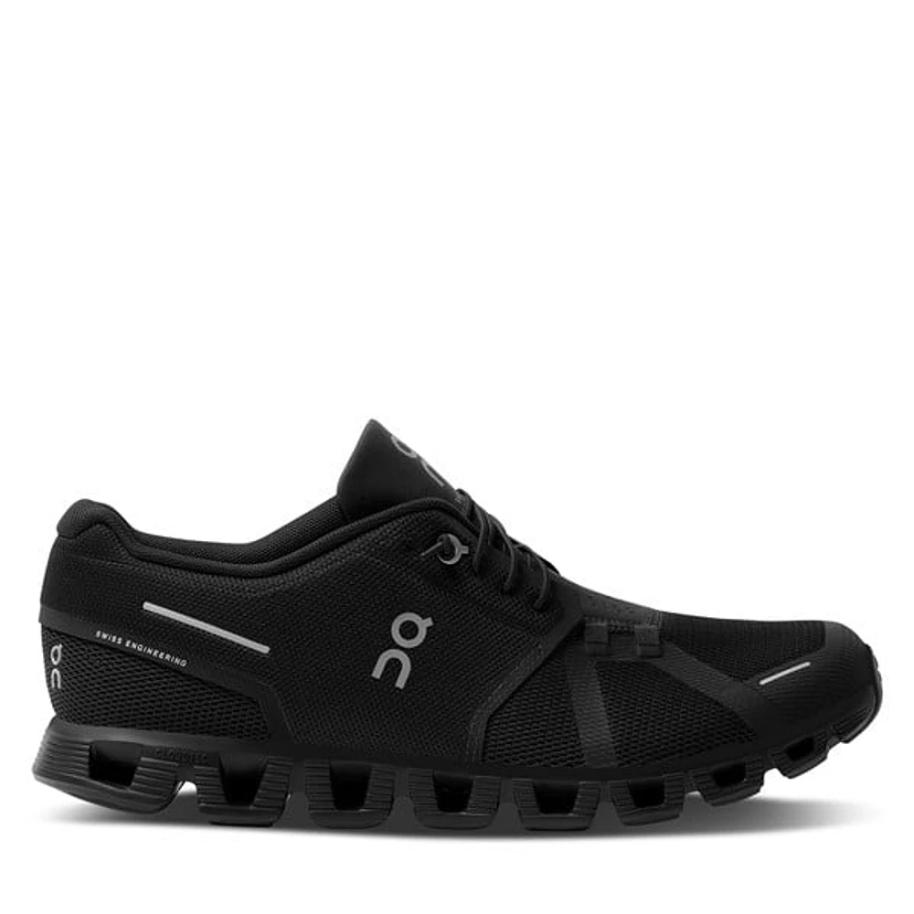 On Women's Cloud 5 Athletic Sneakers Black, Rubber
