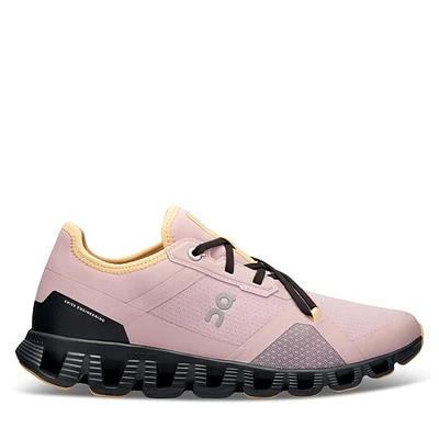 On Women's X 3 AD Athletic Sneakers Mauve/Black, Rubber
