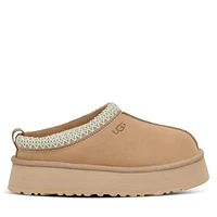 UGG Women's TAZZ Platform Slippers in Naturel, Size 9, Suede