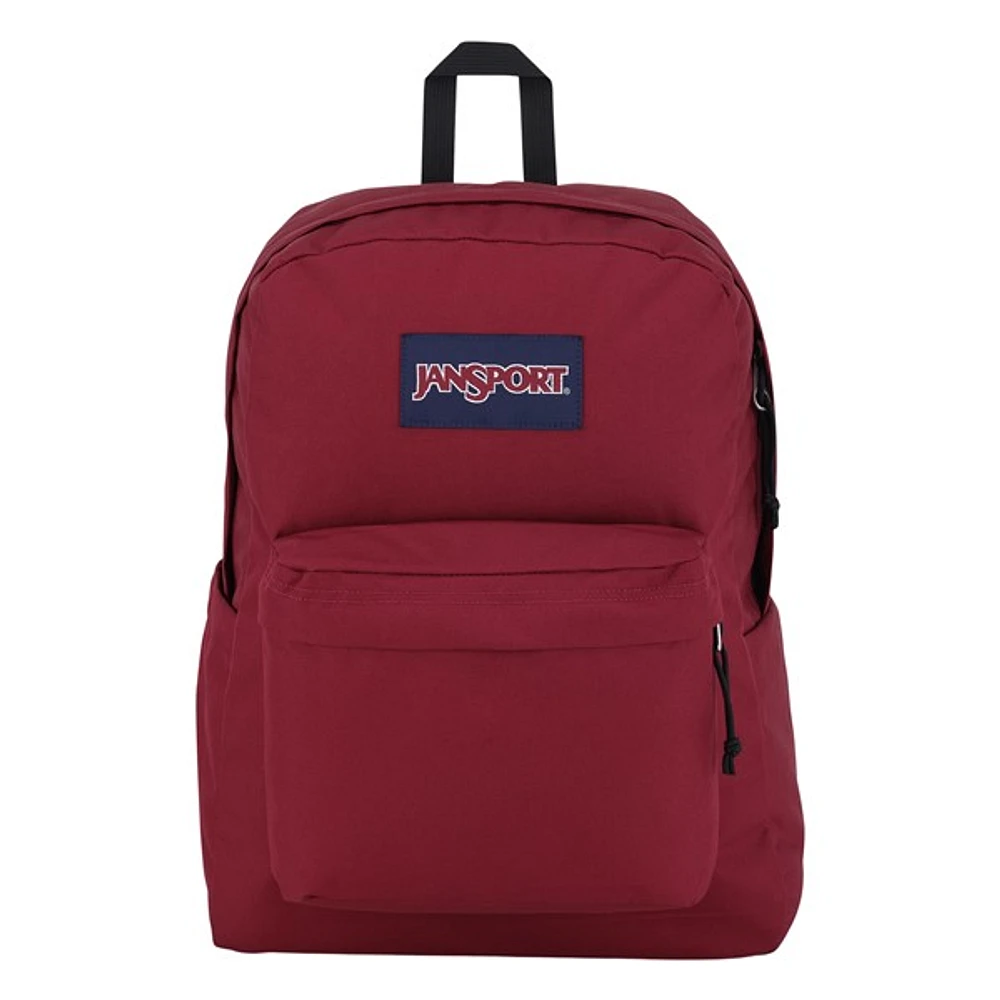 JanSport Superbreak Plus Backpack in Bordeaux Div., Polyester