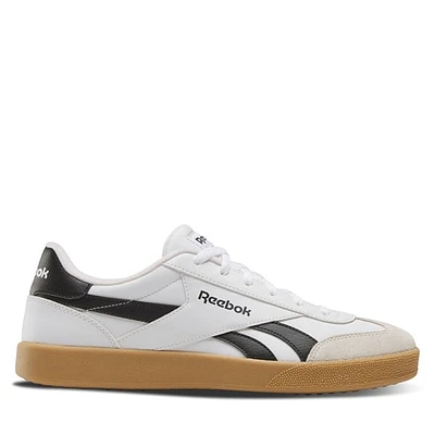 Reebok Smash Edge S Sneakers White Black Gum, Womens / Mens Suede