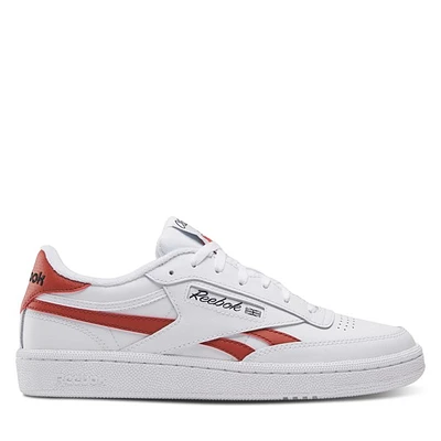 Reebok Women's Club C Revenge Sneakers White/Red White Misc, Suede