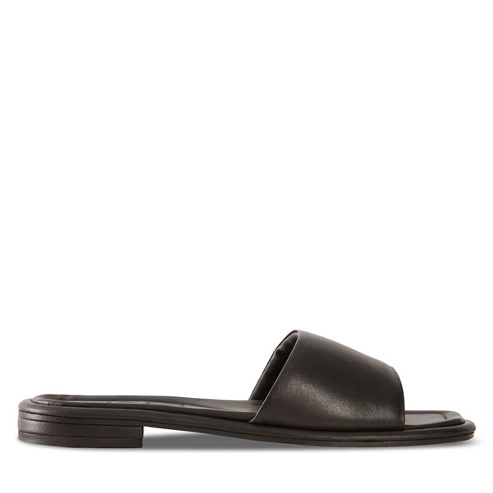 Floyd Women's Celine Slide Sandals Black, Leather