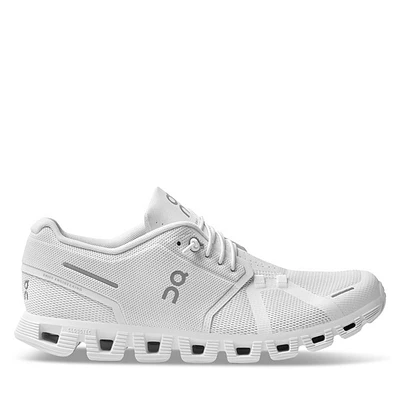 On Men's Cloud 5 Sneakers White, Rubber