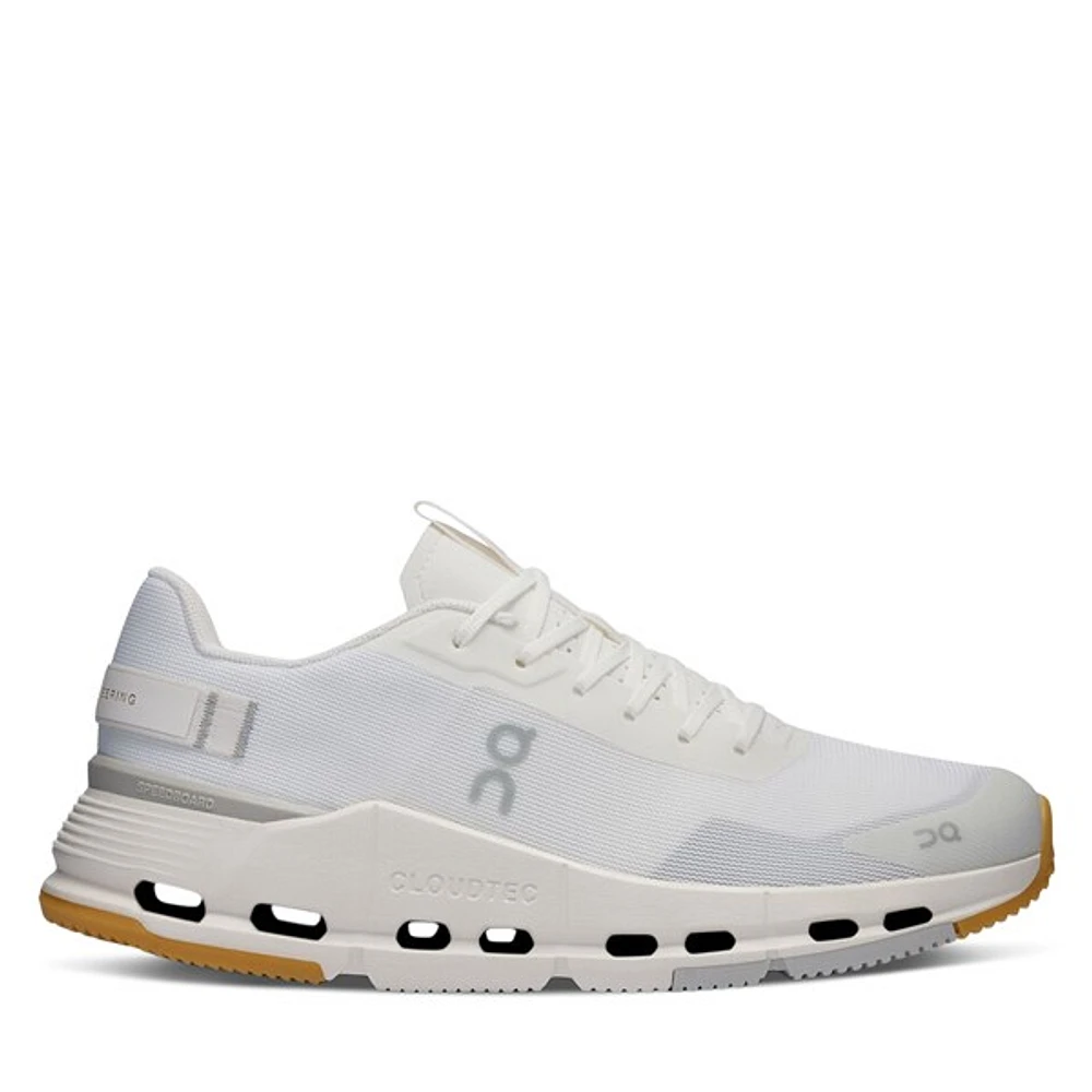 On Men's Cloudnova Form 2 Athletic Sneakers White, Rubber