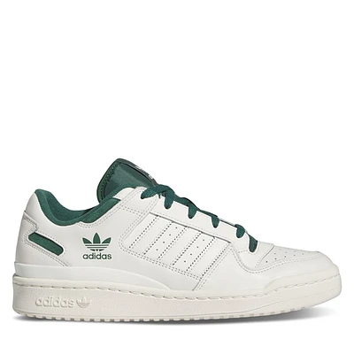 adidas Forum Low Sneakers Chalk/Green, Size Womens 9 / Mens 8, Suede