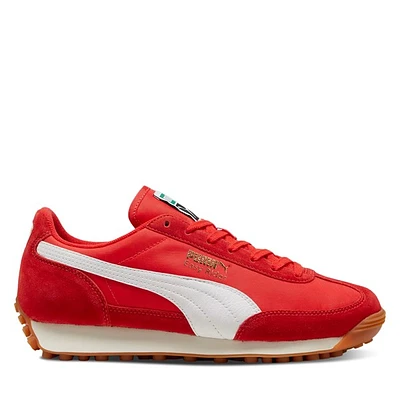 Puma Men's Easy Rider Vintage Sneakers Red/White Rouge, Leather