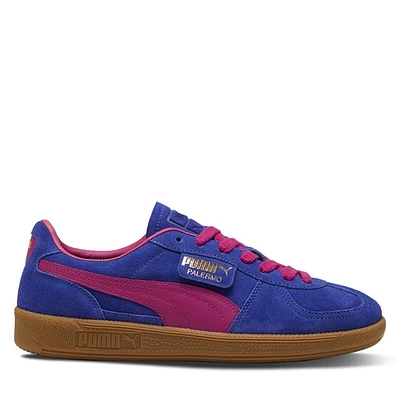 Puma Women's Palermo Sneakers Blue/Fuschia Marine, Leather