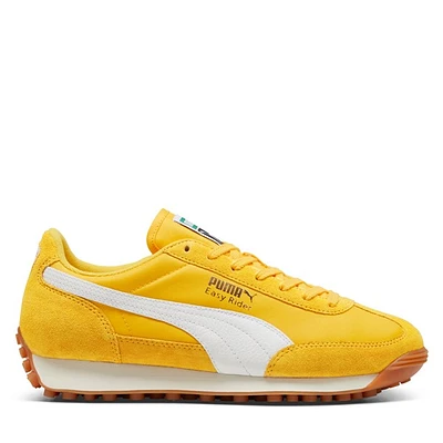 Puma Women's Easy Rider Vintage Sneakers Yellow/White Jaune Misc, Leather