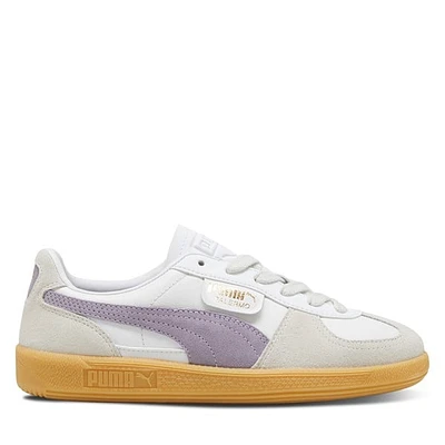 Puma Women's Palermo Sneakers White/Lilac, Leather