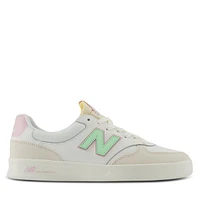 New Balance CT300 Sneakers White/Green/Pink, Womens / Mens Leather
