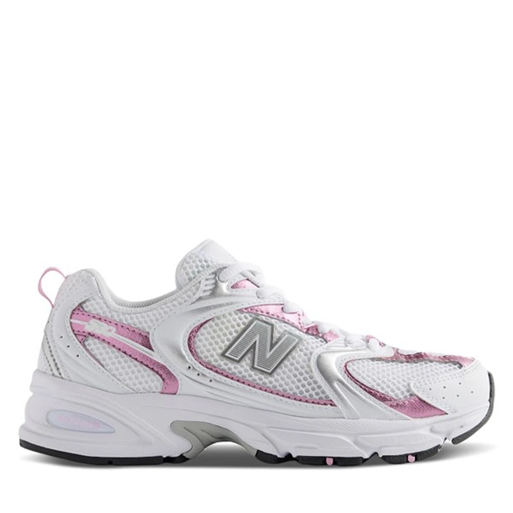 New Balance 530 Sneakers White/Pink White Misc, Womens / Mens Rubber