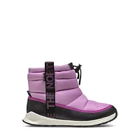 The North Face Big Kids' Thermoball Winter Boots Purple, Kid Rubber
