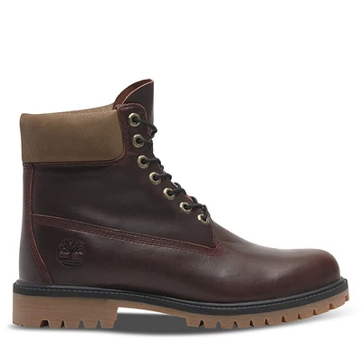 Timberland Men's 6-Inch Premium Waterproof Boots Bourgogne, Leather