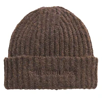 The North Face Fohair Cabin Beanie Hat in Beige, Nylon